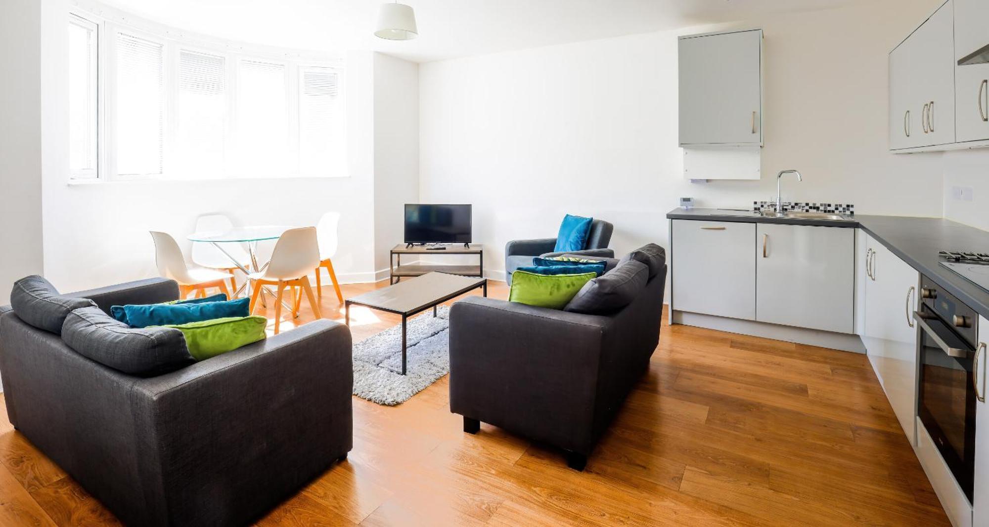 Modern, City Living Apartments- Private Parking 牛津 客房 照片